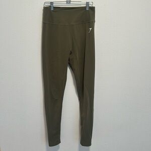 Green Gymshark leggings